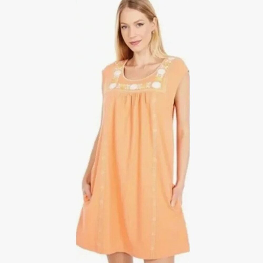 Faherty Rhythm Luana Cotton Mini Dress Size Medium 23406
